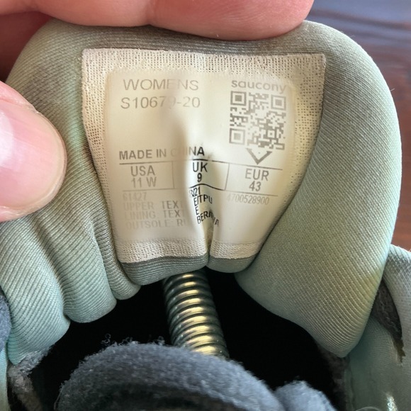 Saucony Triumph 19 Womens Shoes Size 11W Gray Running Walking Athletic Sneakers - Picture 5 of 14